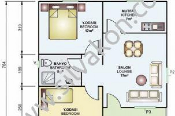 62m² Tek Katlı Prefbrik Konut 02