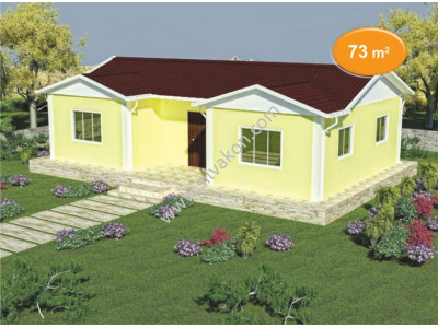 73m² Tek Katlı Prefabrik Konut