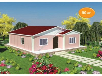 90 m² Tek Katlı Prefbrik Konut 