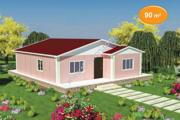 90 m² Tek Katlı Prefbrik Konut  01