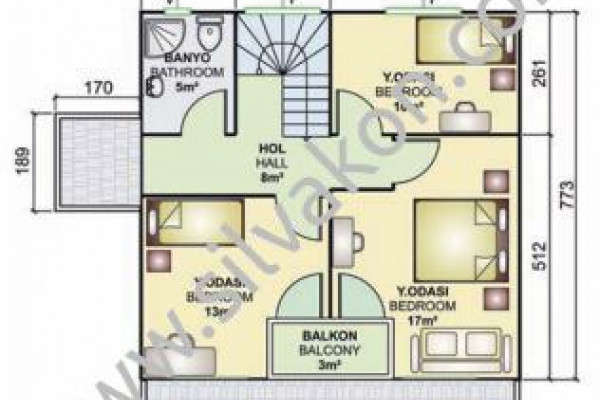 131 m² Çift katlı Prefabrik ev 03