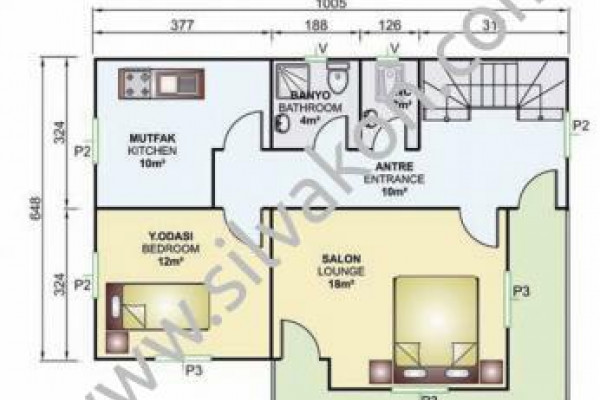 141 m² Çift katlı Prefabrik ev 02