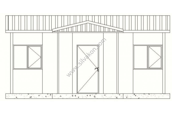 252 m2 Prefabrik Ofis 02