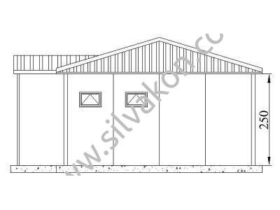 42 m2 Prefabrik Ofis