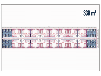 339 M2 Şantiye Birleşim Konteyner