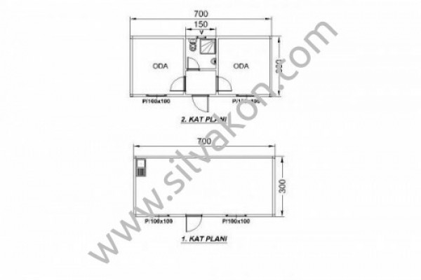 Ranza 120 Prefabrik Şantiye Binası 02