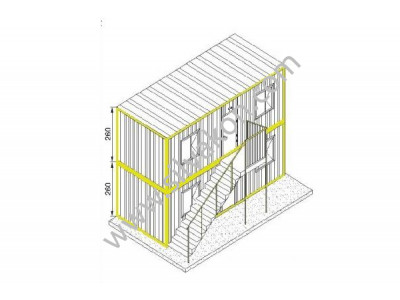 Ranza 120 Prefabrik Şantiye Binası