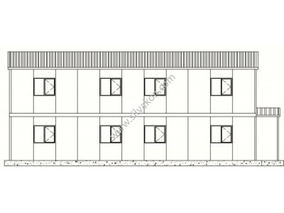 199m² Çift Katlı Prefabrik Ofis