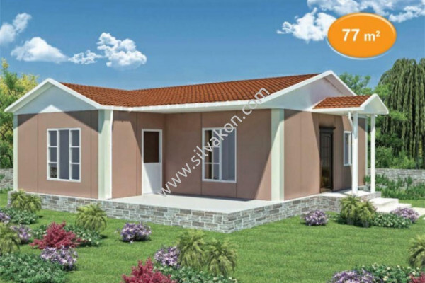 77m² Tek Katlı Prefabrik Konut