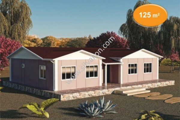 125 m2 Tek Katlı Prefabrik Konut