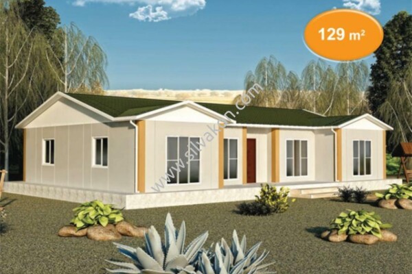 129 m² Tek Katlı Prefabrik Konut