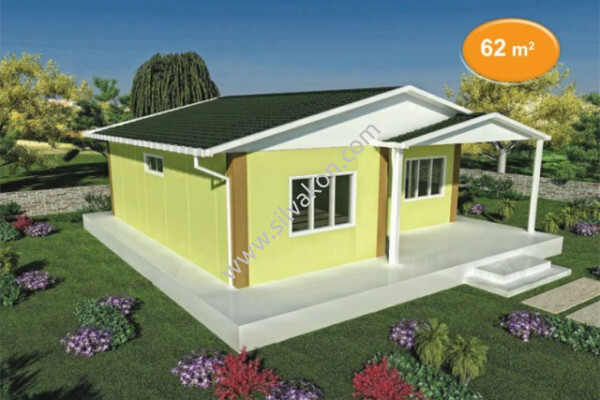 62m² Tek Katlı Prefbrik Konut