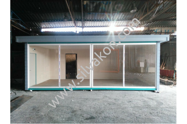 3x7m Full Camlı Ofis