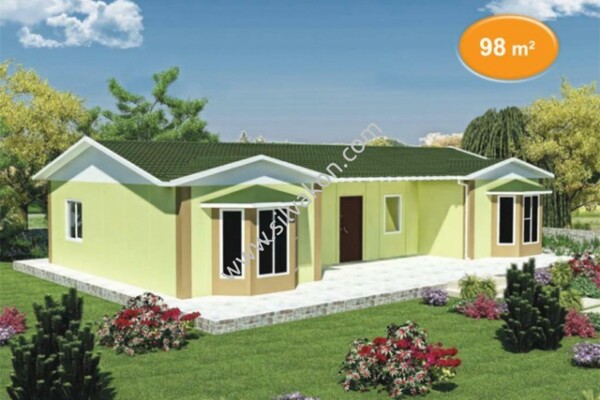 98 m² Tek Katlı Prefabrik Konut