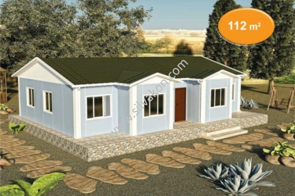 112 m² Tek Katlı Prefabrik Konut