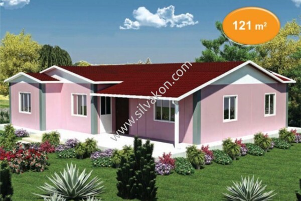 121 m2 Tek Katlı Prefabrik Konut